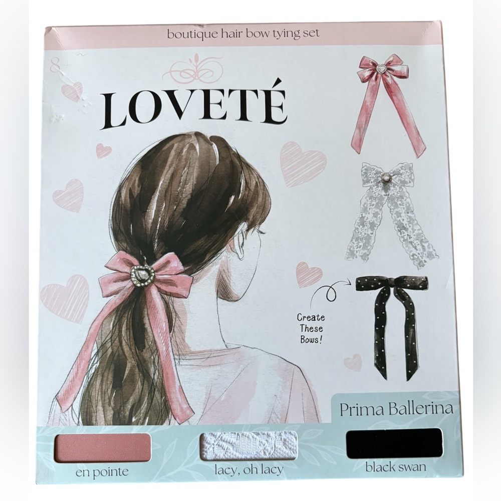Lovetè Prima Ballerina Hair Bow Tying Set